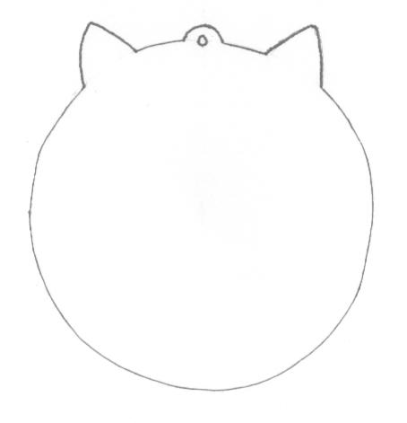 Cat necklace pattern