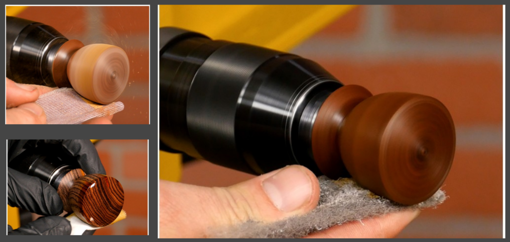 Final steps of building a wine stopper