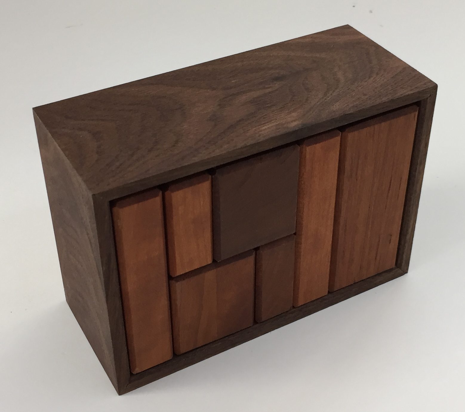Melting block packing puzzle